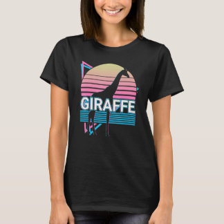 Giraffe Retro T-Shirt