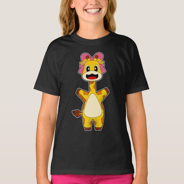 Giraffe Ribbon T-Shirt (Front)