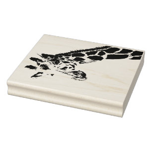 Giraffe Rubber Stamp