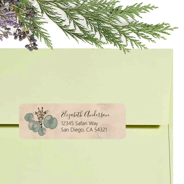 Giraffe Safari Animal Botanique (Créateur téléchargé)