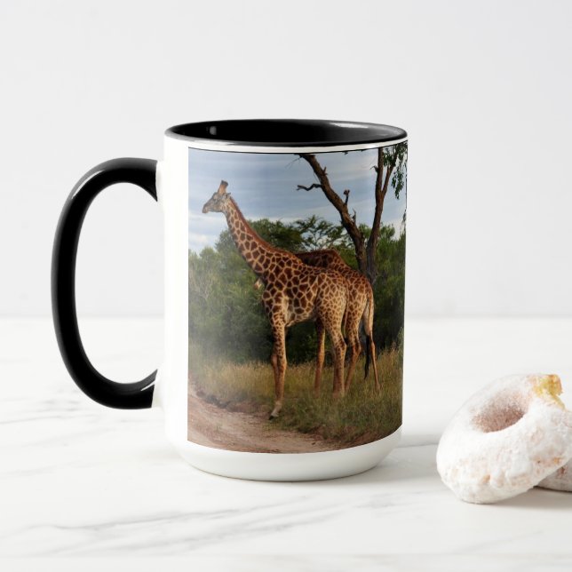 Giraffe Safari Mug (With Donut)