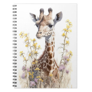 Giraffe School Office Notebook Gift