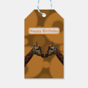 Giraffe Self Reflection, Gift Tags