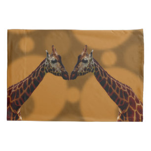 Giraffe Self Reflection, Pillowcase