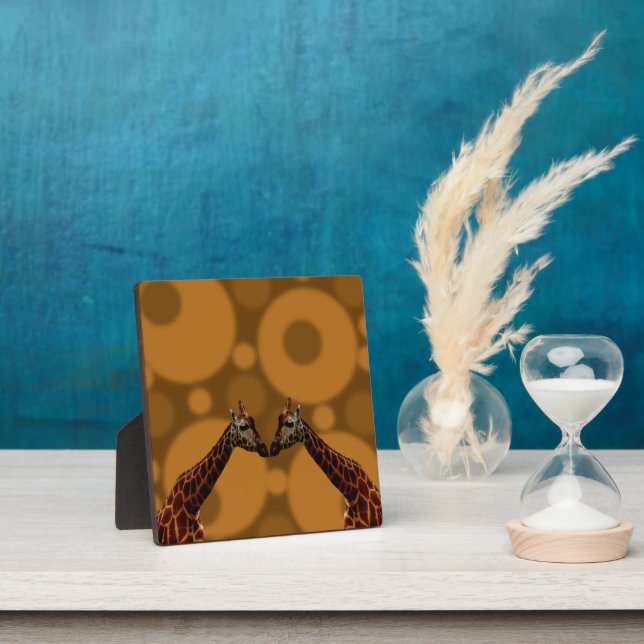 Giraffe Self Reflection,  Plaque (Insitu)