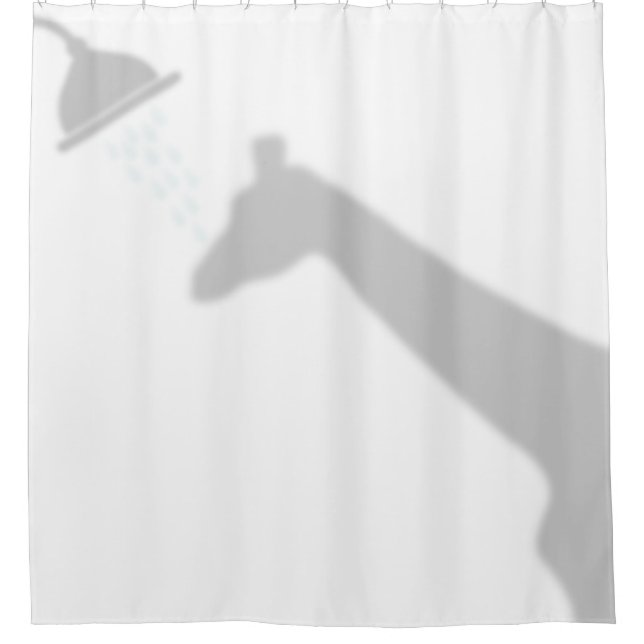 Giraffe Shadow Silhouette Shadow Buddies in Shower (Front)