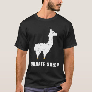 GIRAFFE SHEEP Funny Llama Meme Animal Meme Interne T-Shirt