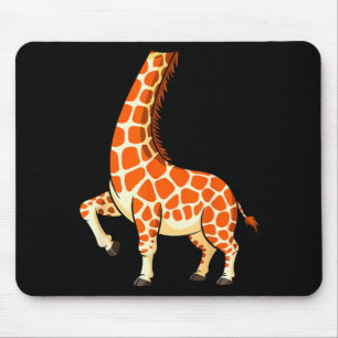 Giraffe Shirt Adult Men Women Kids Giraffe Costume Mouse Pad