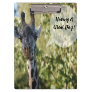 Giraffe Shower Clipboard