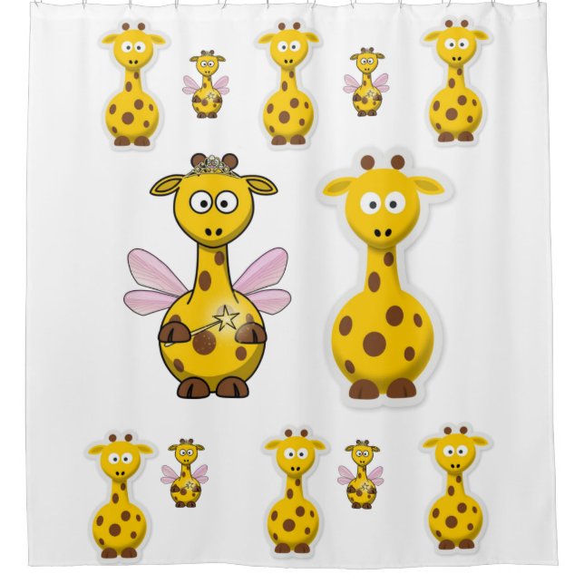 Giraffe Shower Curtain (Front)