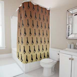 Giraffe Silhouette Pattern
