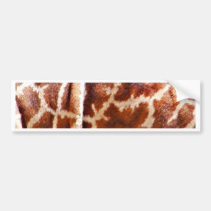 Giraffe Skin_ Bumper Sticker