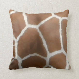 GIRAFFE SKIN THROW PILLOW