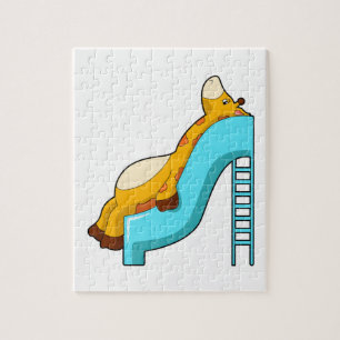 Giraffe Slide Jigsaw Puzzle