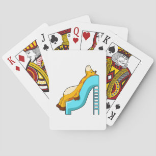 Giraffe Slide Playing Cards