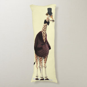 Giraffe Smoking Jacket Body Pillow