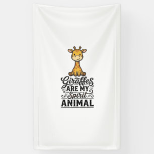 Giraffe Spirit Animal Vintage Engraving Shirt Desi Banner