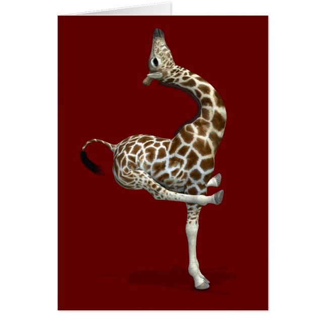 Giraffe sportive bizarre (Devant)