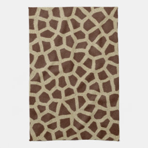 Giraffe Spot Animal Print Wild Kitchen Dish Towel