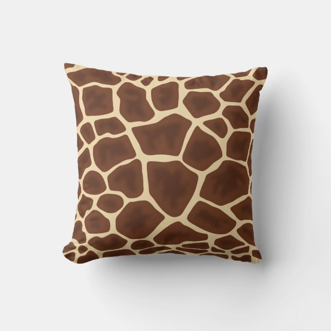 Giraffe spot pressure throw pillow (Front)