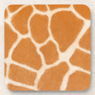Giraffe Spots Exotic Fur Realistic Animal Print Coaster