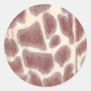 Giraffe Spots Pattern Custom Stickers