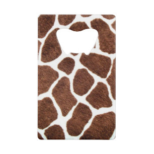 Giraffe spots wallet bottle opener
