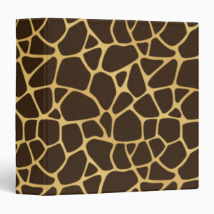Giraffe Spotted Background Binder