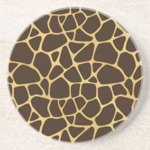 Giraffe Spotted Background Coaster