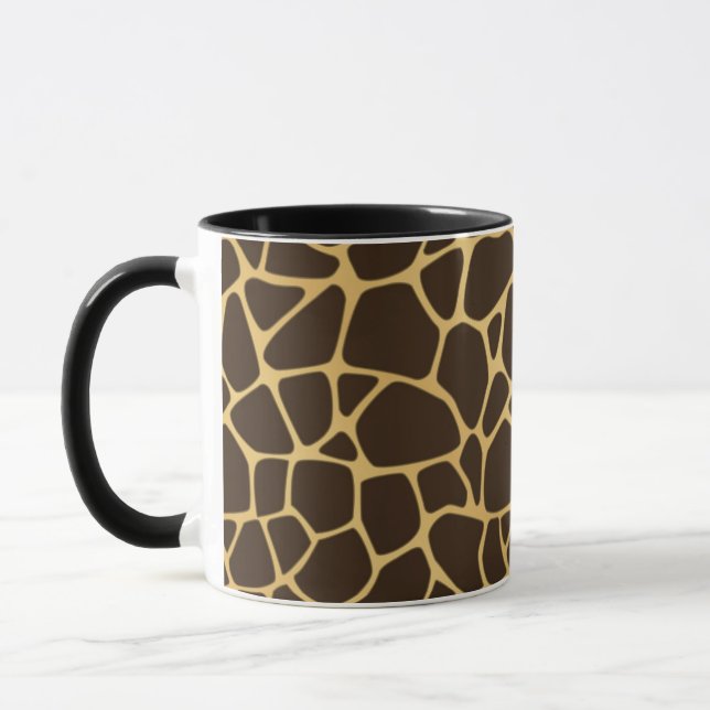 Giraffe Spotted Background Mug (Left)