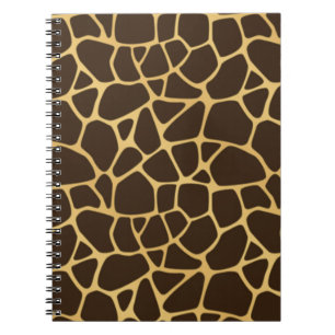 Giraffe Spotted Background Notebook