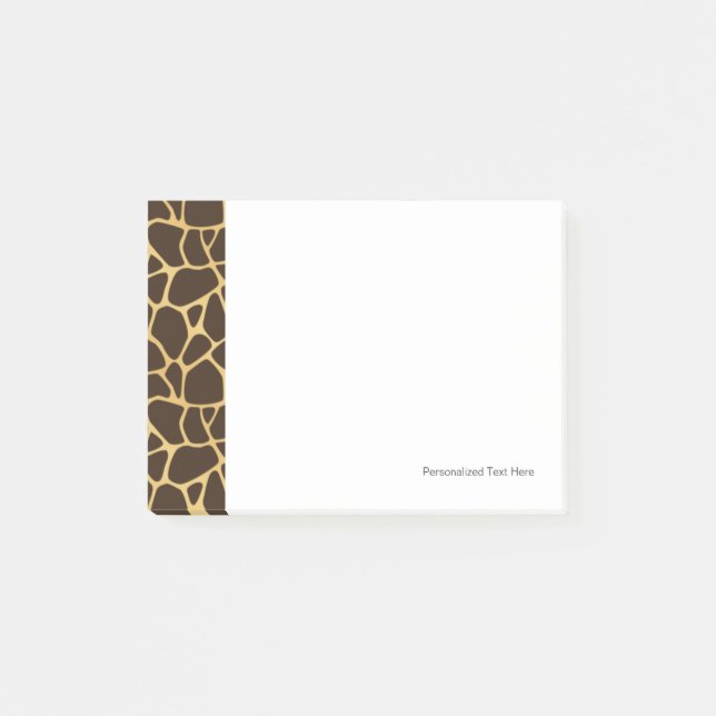 Giraffe Spotted Background Post-it Notes (Front)