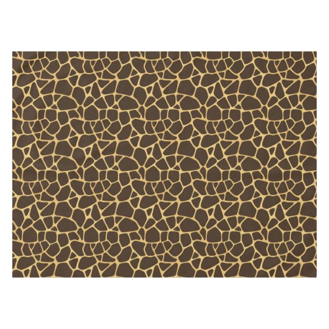 Giraffe Spotted Background Tablecloth (Front (Horizontal))