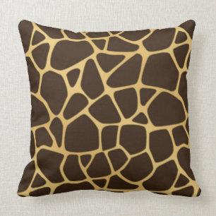 Giraffe Spotted Background Throw Pillow