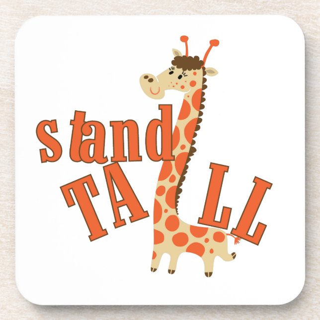 Giraffe Stand Tall Coaster (Front)