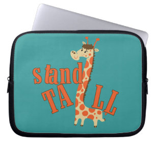 Giraffe Stand Tall Laptop Sleeve