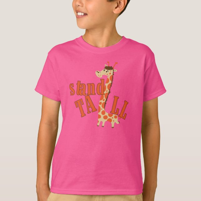 Giraffe Stand Tall T-Shirt (Front)