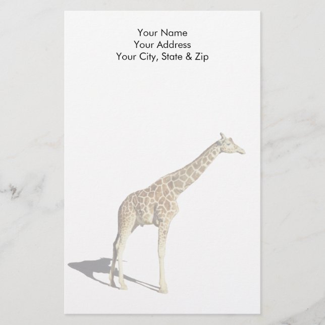 Giraffe Stationery (Front)