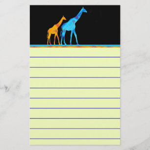 Giraffe Stationery