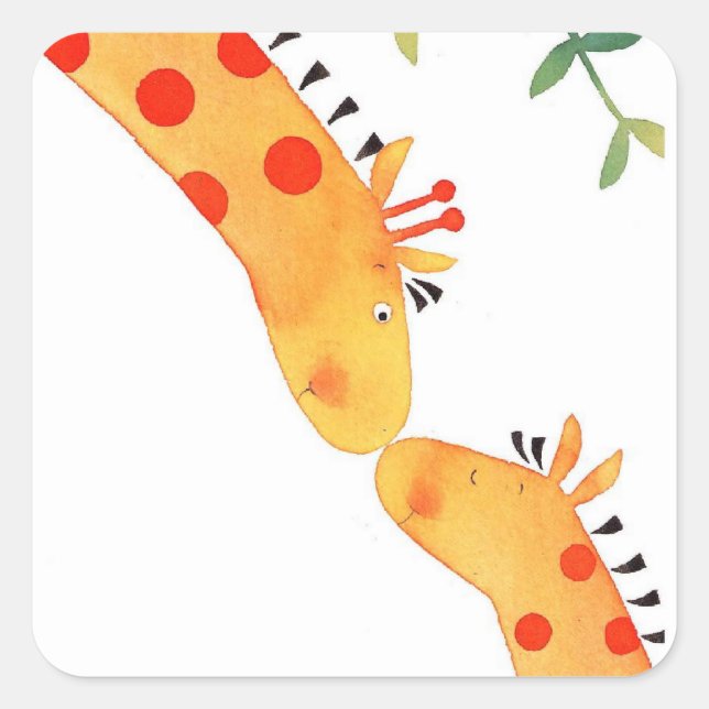 giraffe sticker (Front)