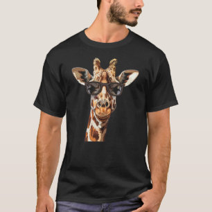 Giraffe Sunglasses T-Shirt