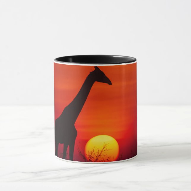 Giraffe Sunset Mug (Center)