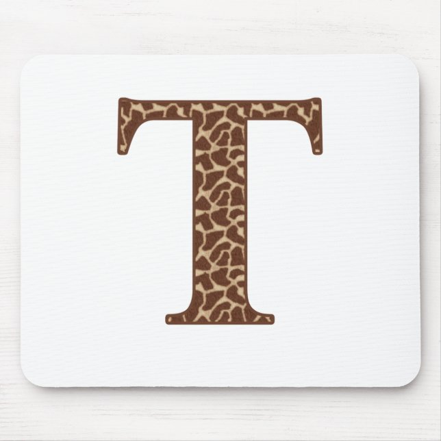 Giraffe T Mouse Pad (Front)