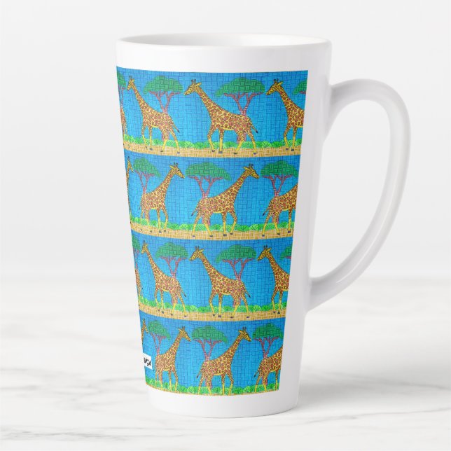 Giraffe - Tasse Latte (Droite)