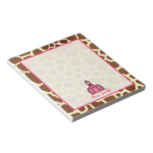 Giraffe Teacher Notepad