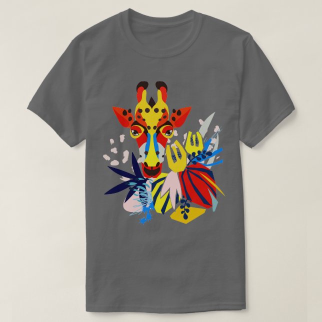 Giraffe Theme T-Shirt (Design Front)