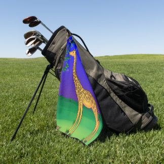 Giraffe Themed Golf Towel