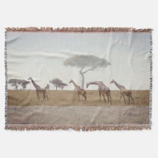 Giraffe Throw Blanket (Front)