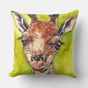 Giraffe Throw Pillow