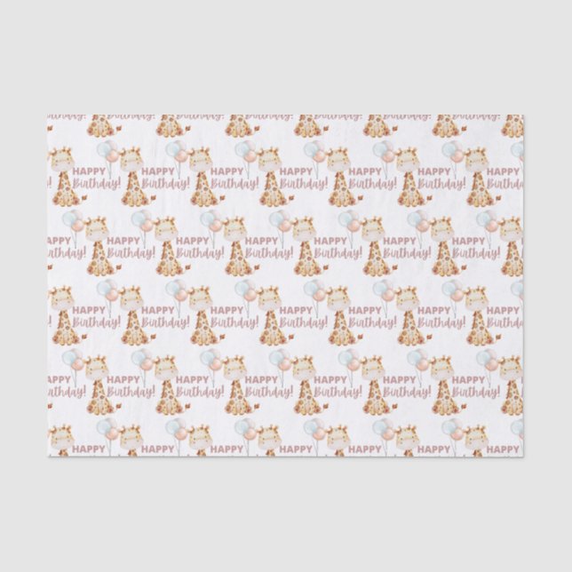 Giraffe Tissue Paper  (Front)